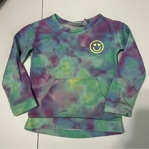 The Children's Place Multicolor Tie-Dye Smiley Sweatshirt
